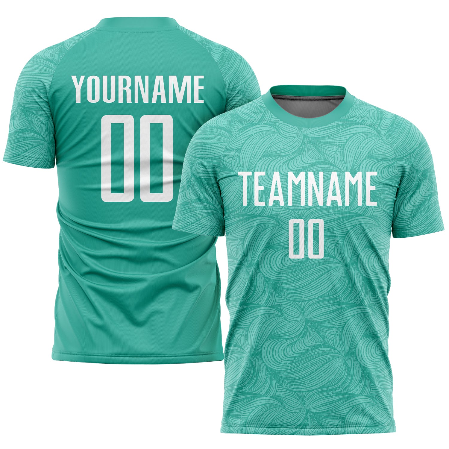 Soccer0074_7481bbb6-d369-4b0b-b924-89af8c83ed19_1500x.jpg Custom Aqua White Sublimation Soccer Uniform Jersey - Image 1